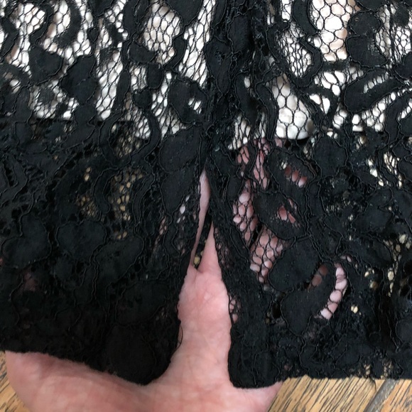 NY&C Black Lace Dress Midi Length - Picture 4 of 5